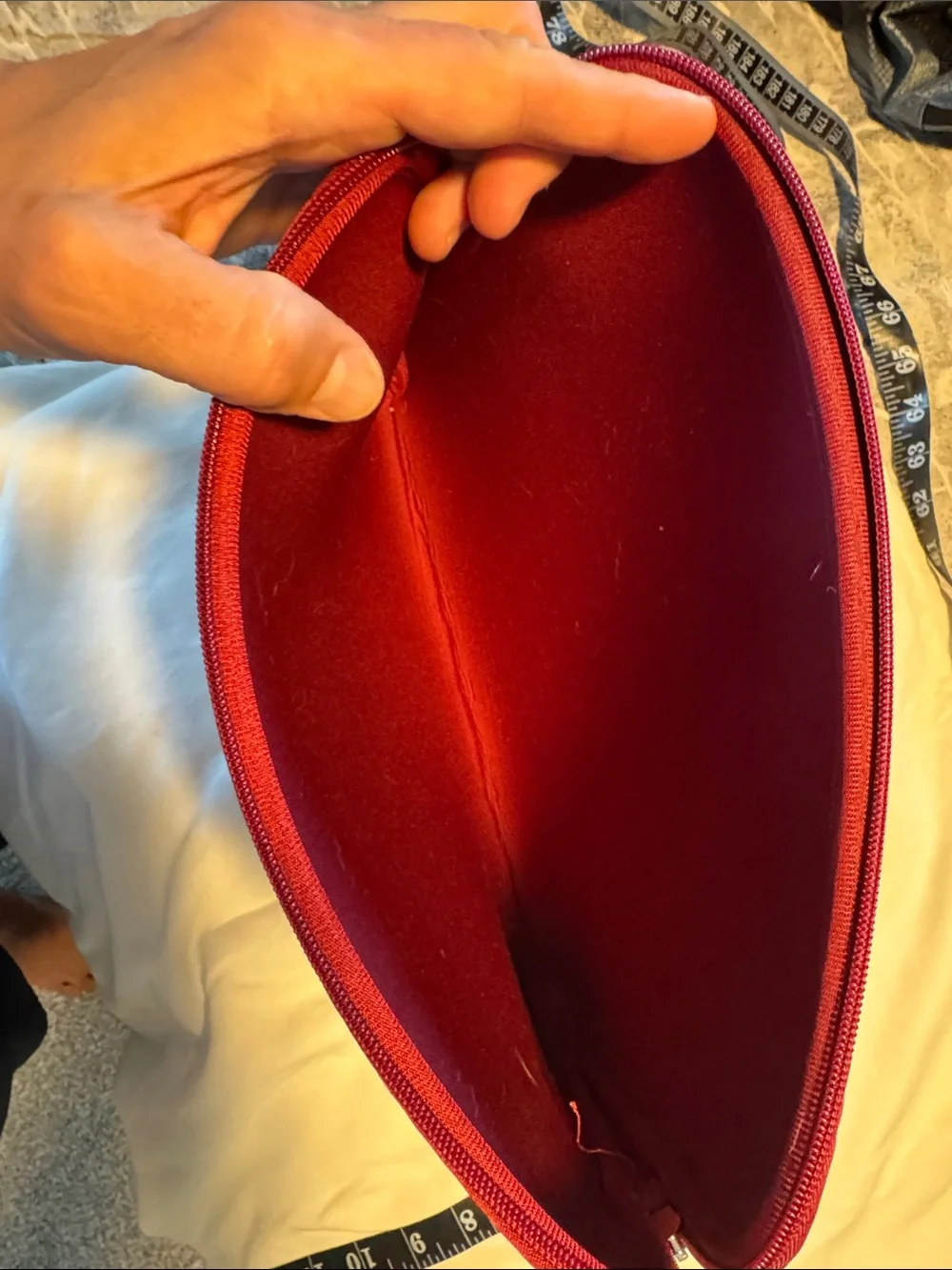 Red Neoprene Tablet Sleeve - Slim Protective Case
